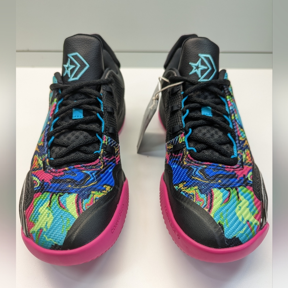 Converse All Star BB Shift Black Pink Tial Air Zoom Basketball Sneaker Women 9.5 - Picture 5 of 9